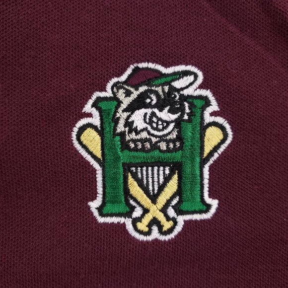 Hudson Valley Renegades Vintage Polo Shirt Logo Baseball Made USA Men's Large - Picture 4 of 11